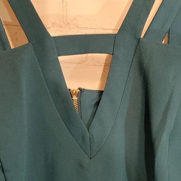 Lane Bryant teal strappy sheath dress size 26 - Picture 5 of 12